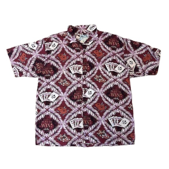 Big Dogs Play To Win Hawaiian Camp Shirt - Picture 3 of 5